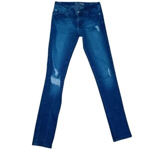 DL1961 Blue Skinny Jeans Distressed Style